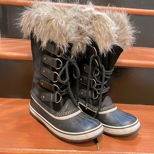 Sorel, Black, Waterproof Winter Snow Boots NL2429-010 Womens 8